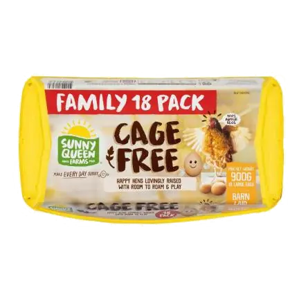 Cage Free Large Eggs 18 Pack