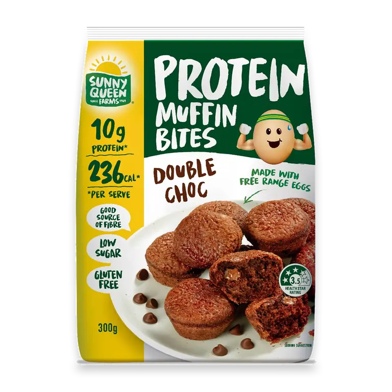 Protein Muffin Bites Double Choc