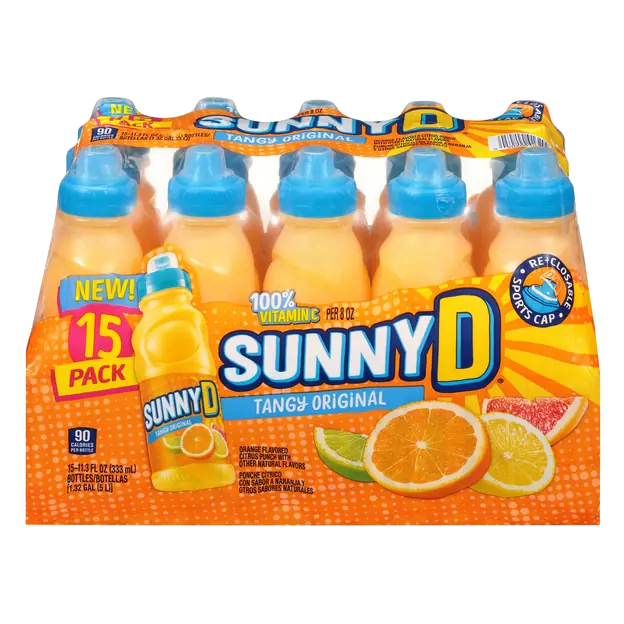 Sunny D Citrus Punch Tangy Original - 15 pk