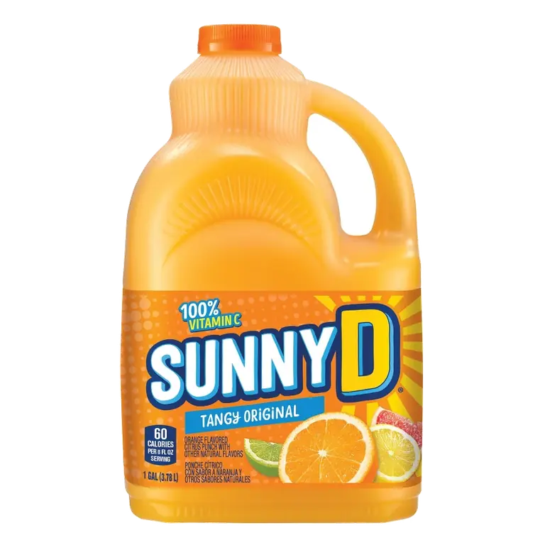 Sunny D Tangy Orange Flavored Juice Original, 1gal