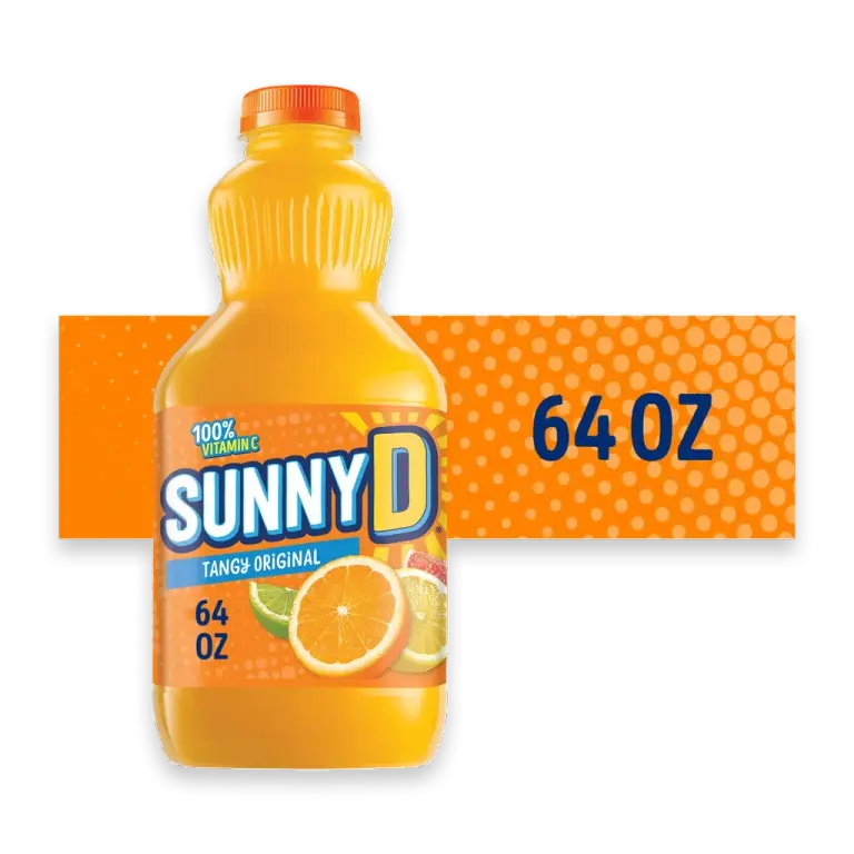 Tangy Original Orange Juice Drink, 64 FL OZ Bottle