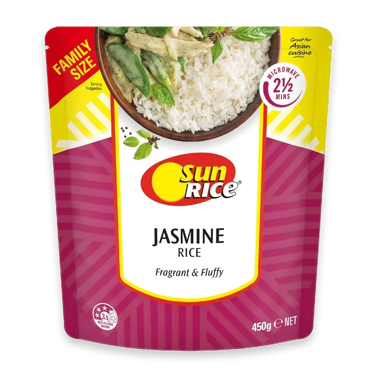 Microwave Jasmine Rice Pouch Fragrant Jasmine Rice Family