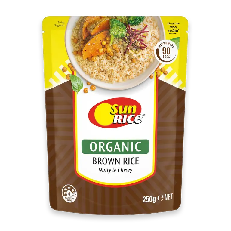 Microwave Organic Brown Rice Pouch