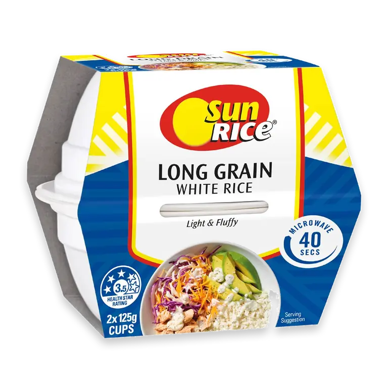 Microwave White Long Grain Rice Cup