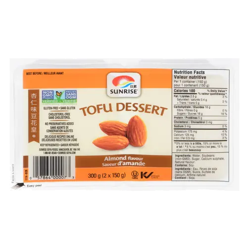 Gluten-Free Tofu Dessert Almond Flavour 300 g