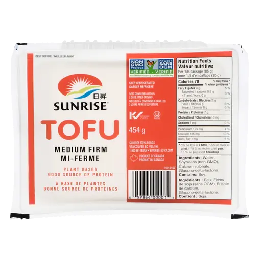 Tofu Medium Firm 454 g