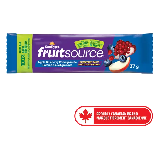 Fruitsource 100% Fruit Bar Apple Blueberry Pomegranate 37 g