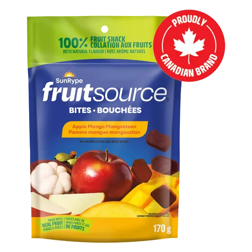 Fruitsource 100% Fruit Bites Apple Mango Mangosteen 170 g