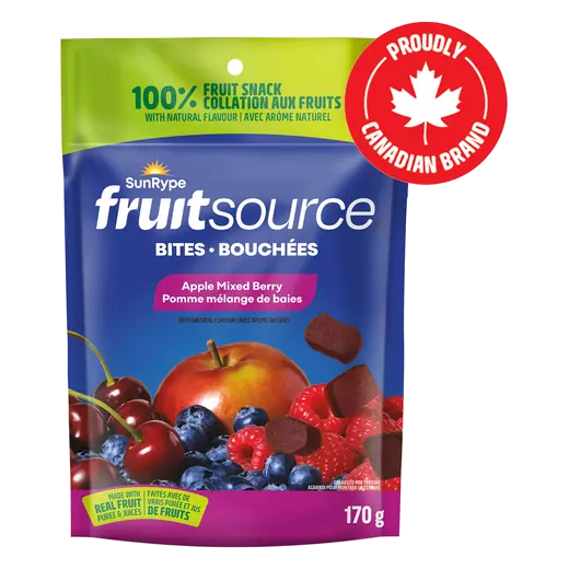 Fruitsource 100% Fruit Bites Apple Mixed Berry 170 g