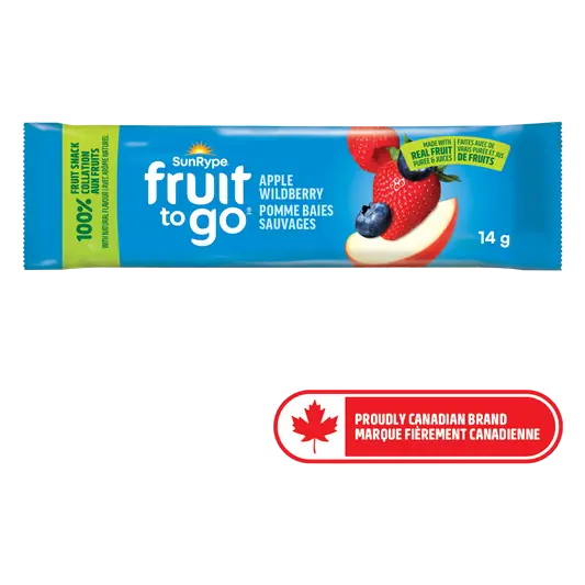 Fruit To Go Vegan 100% Fruit Snack Apple Wildberry 14 g
