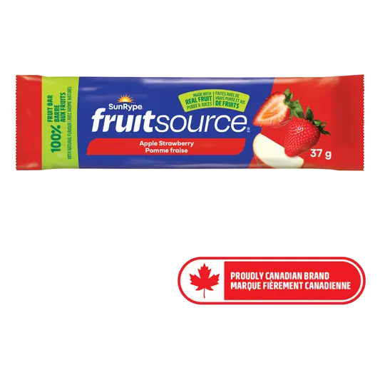 Fruitsource 100% Fruit Bar Apple Strawberry 37 g