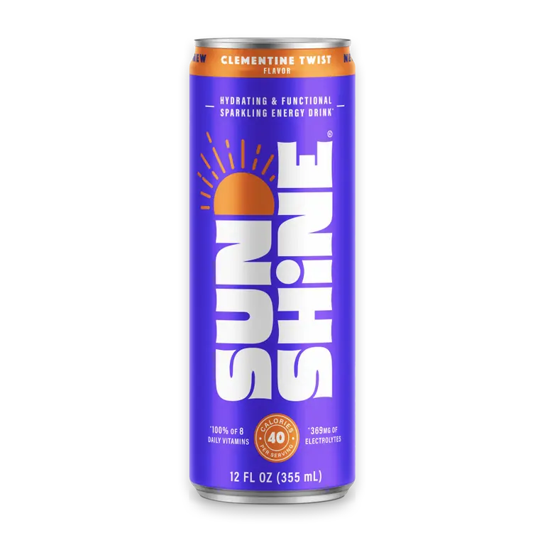 Clementine Twist Caffeinated Sparkling Energy Drink