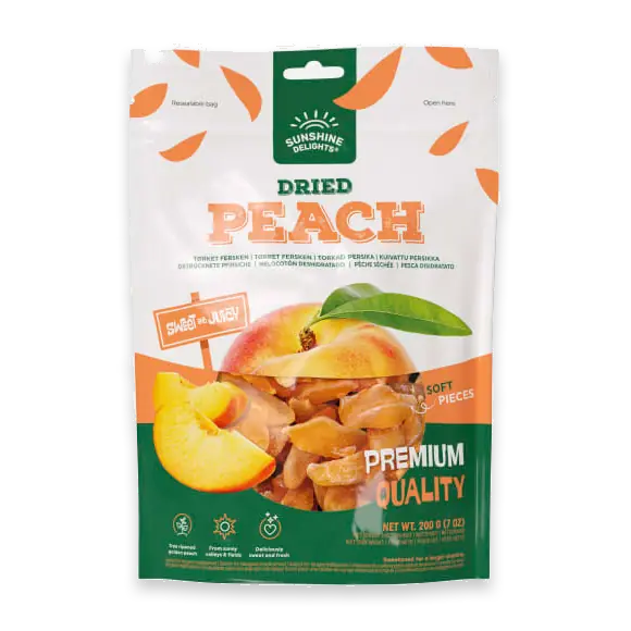 Torkad Persika Premium Quality Sunshine Valley