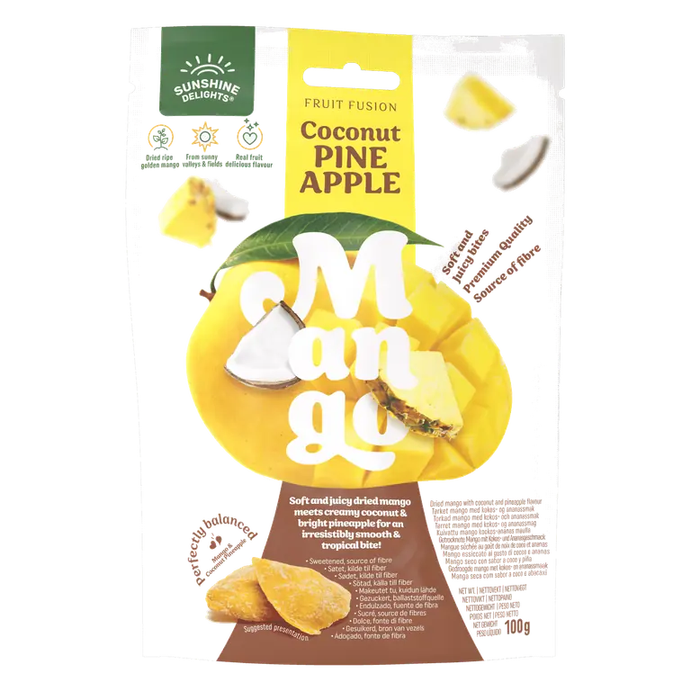 Torkad Mango Kokos & Ananas
