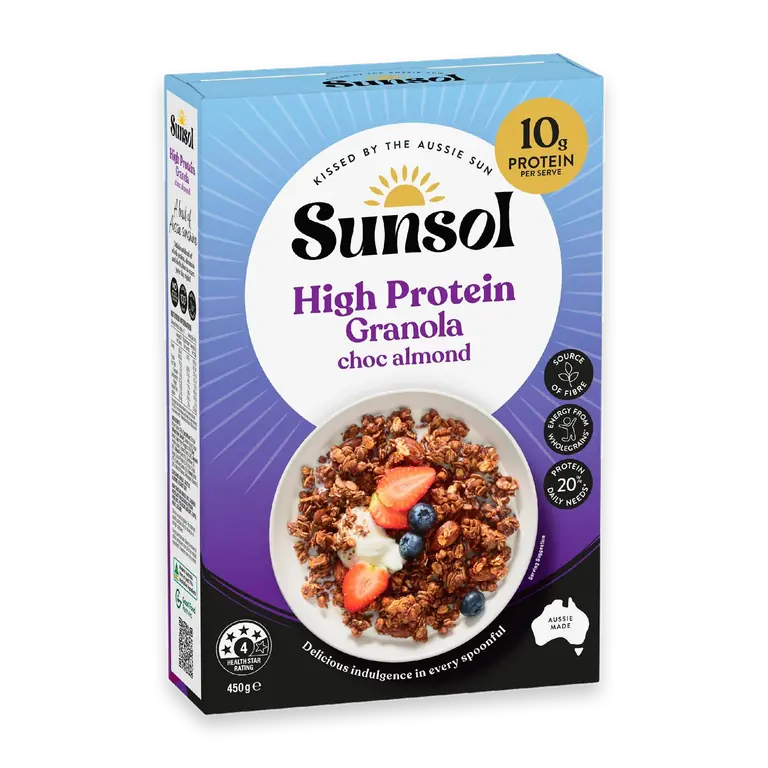 High Protein Granola Choc Almond