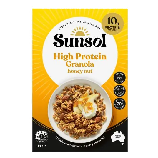 High Protein Granola Honey Nut Crunch