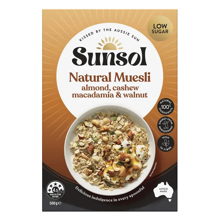 Natural Muesli Almond Cashew & Walnut