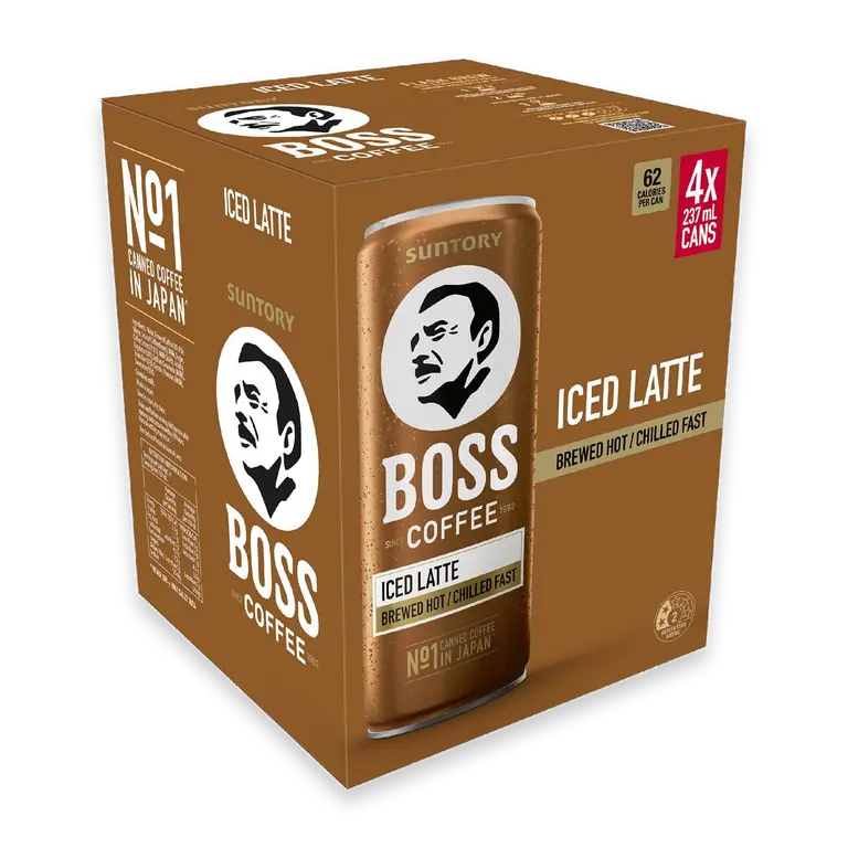 Boss Coffee Iced Latte Cans