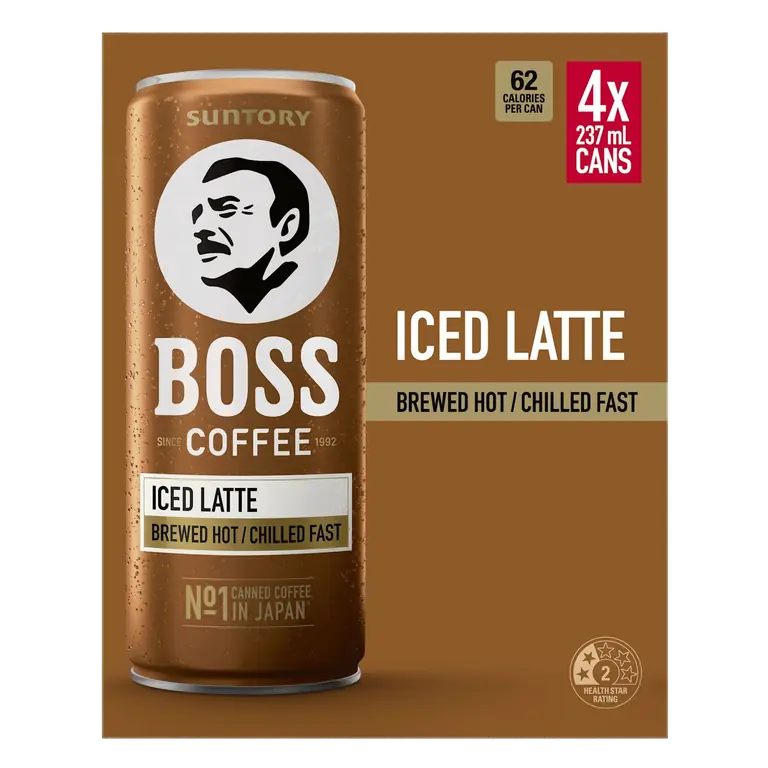 Suntory BOSS Iced Latte Coffee