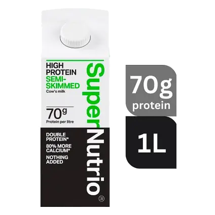 High Protein Fresh Semi Skimmed Cow's Milk