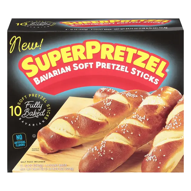 Bavarian Soft Pretzel Sticks - 10 ct Frozen