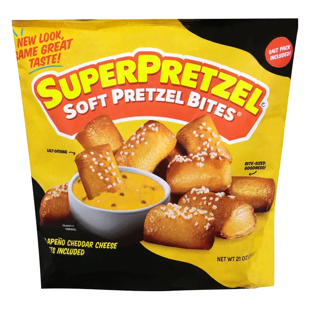 Jalapeno Cheddar Soft Pretzel Bites Frozen