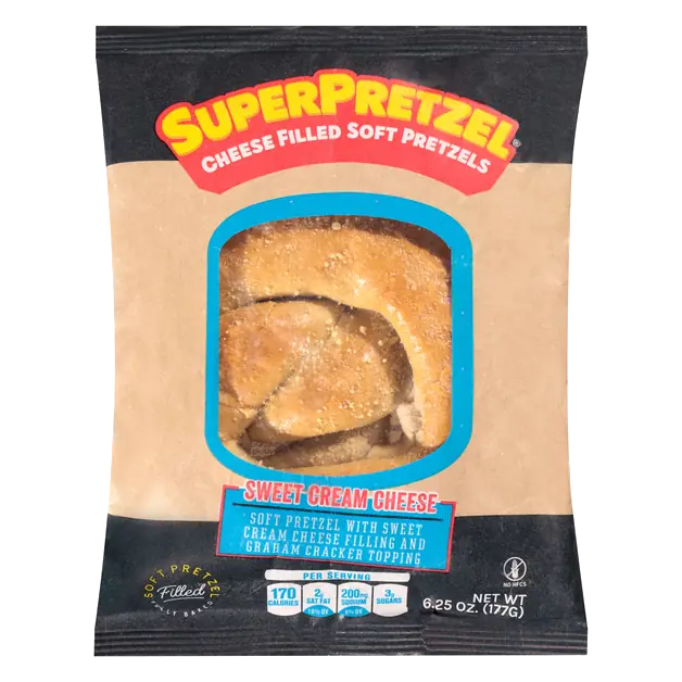 Sweet Cream Cheese Filled Soft Pretzel Frozen