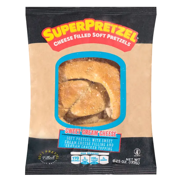 SuperPretzel Sweet Cream Cheese Pretzels 6.25 oz