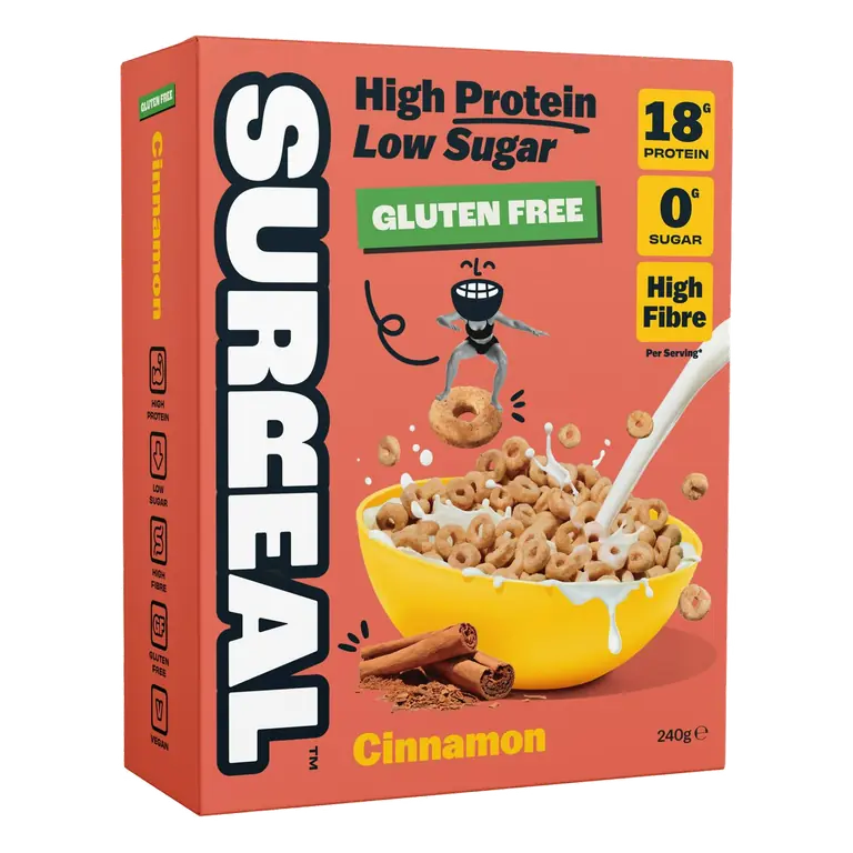 Cinnamon High Protein Zero Sugar Gluten Free Cereal 240g