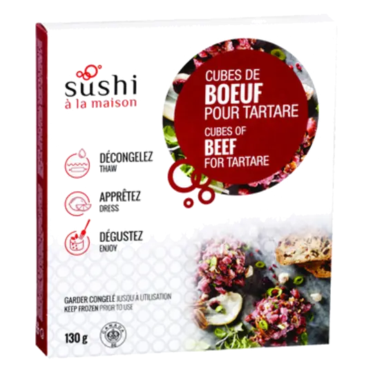 Frozen Beef Cubes For Tartare 130 g