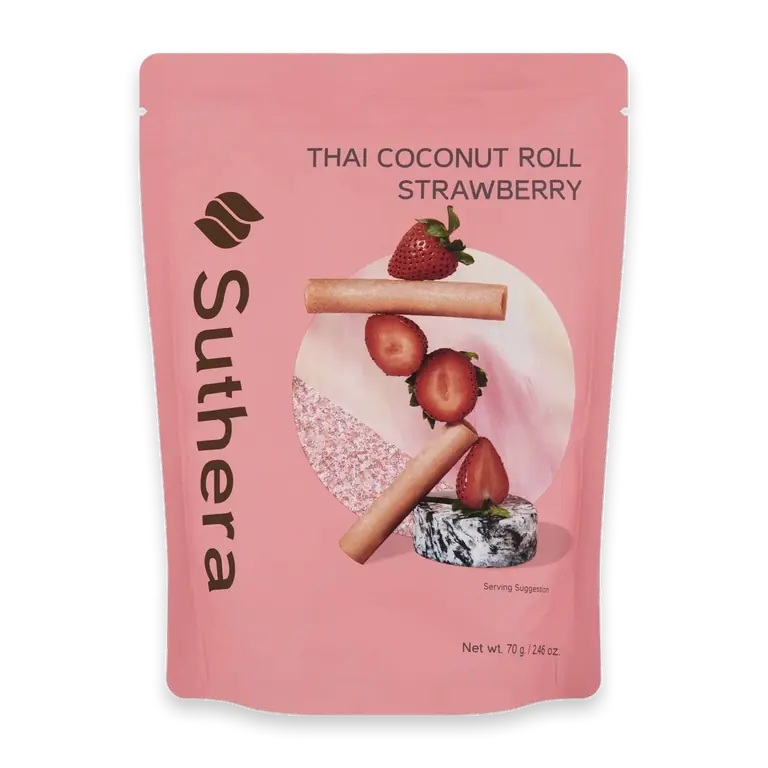Thai Coconut Roll Strawberry