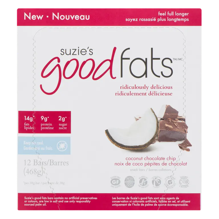 Bar Coconut Chocolate Chip 12 x 39 g