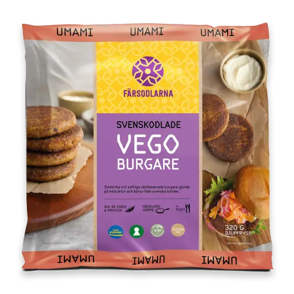 Vegoburgare Umami Frysta