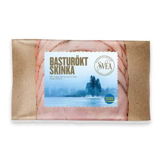 Skinka Basturökt Skivad