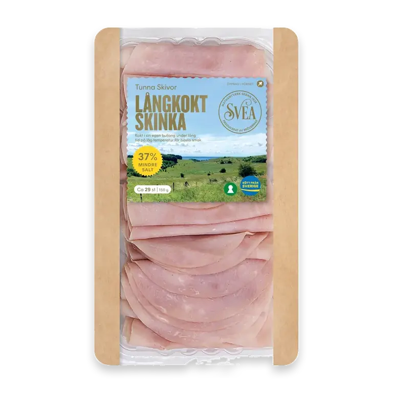 Skinka Långkokt Tunna skivor 150g