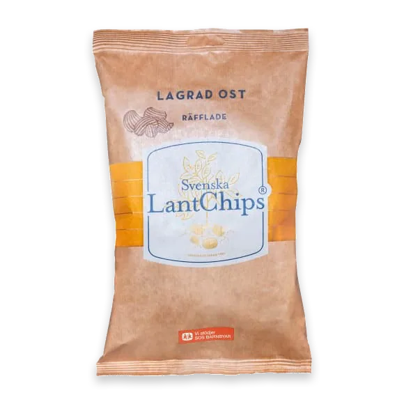 Lagrad Ost Räfflade Chips