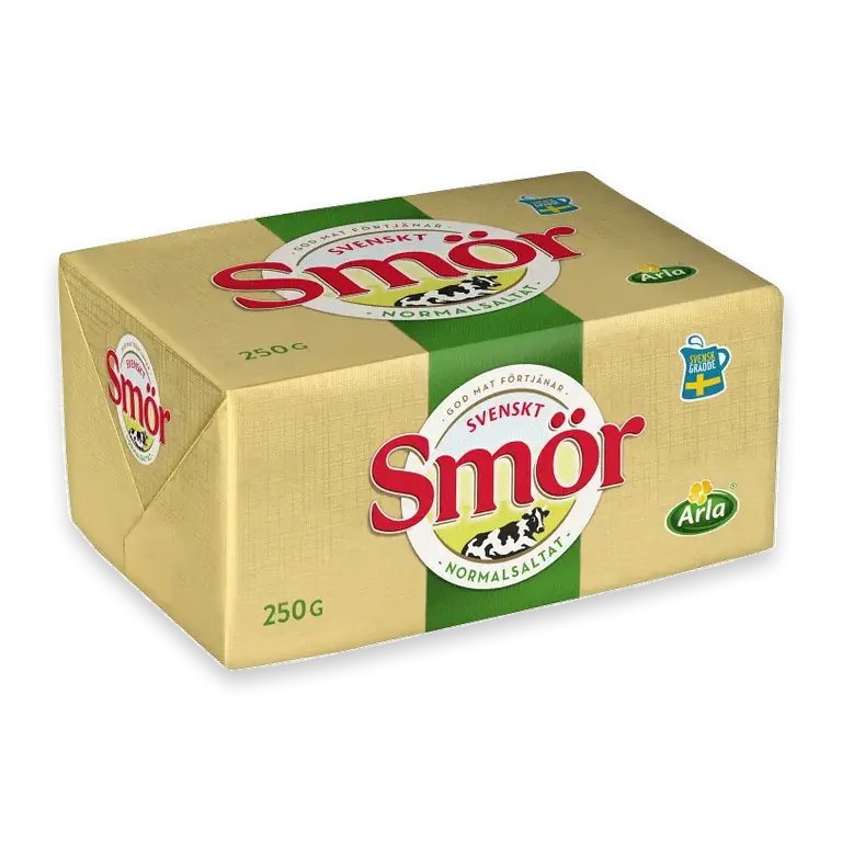 Smör Normalsaltat Svenskt 82% 250g Arla