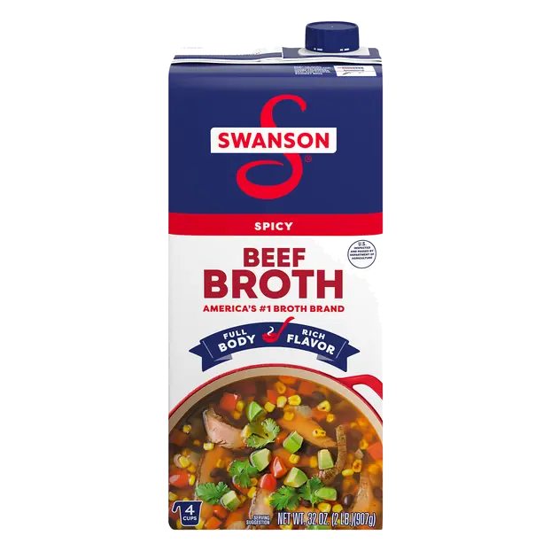 100% Natural Gluten Free Spicy Beef Broth