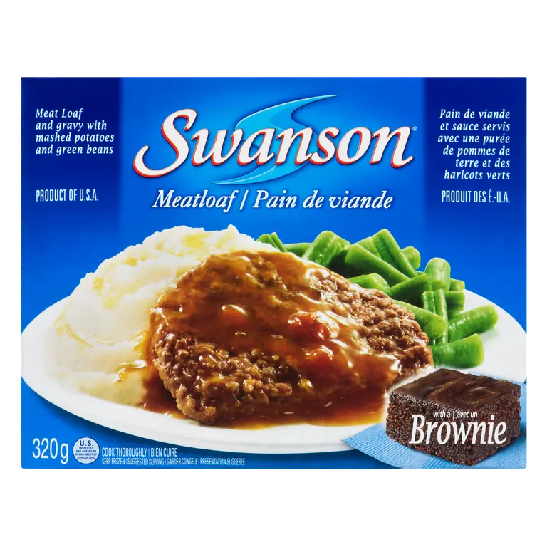 Frozen Entree Meatloaf 320 g