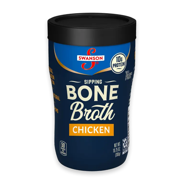 Sipping Chicken Bone Broth 10.75 oz Microwavable Cup