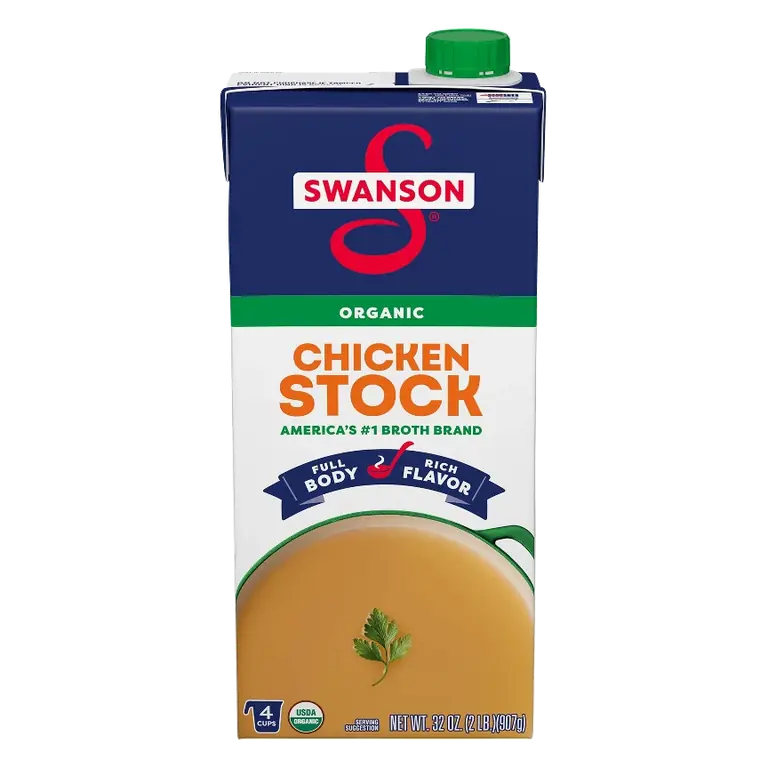 Swanson 100% Natural Gluten Free Organic Free-Range Chicken Stock, 32 fl oz
