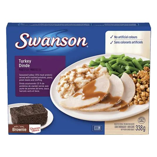 Turkey Frozen Dinner 338 g