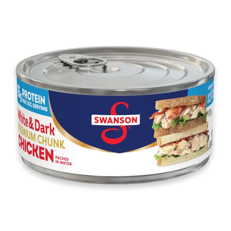 White And Dark Premium Chunk Canned Chicken Breast In Water
