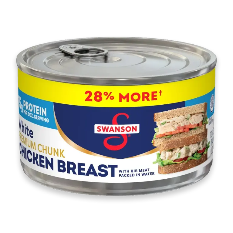 White Premium Chunk Canned Chicken Breast In Water