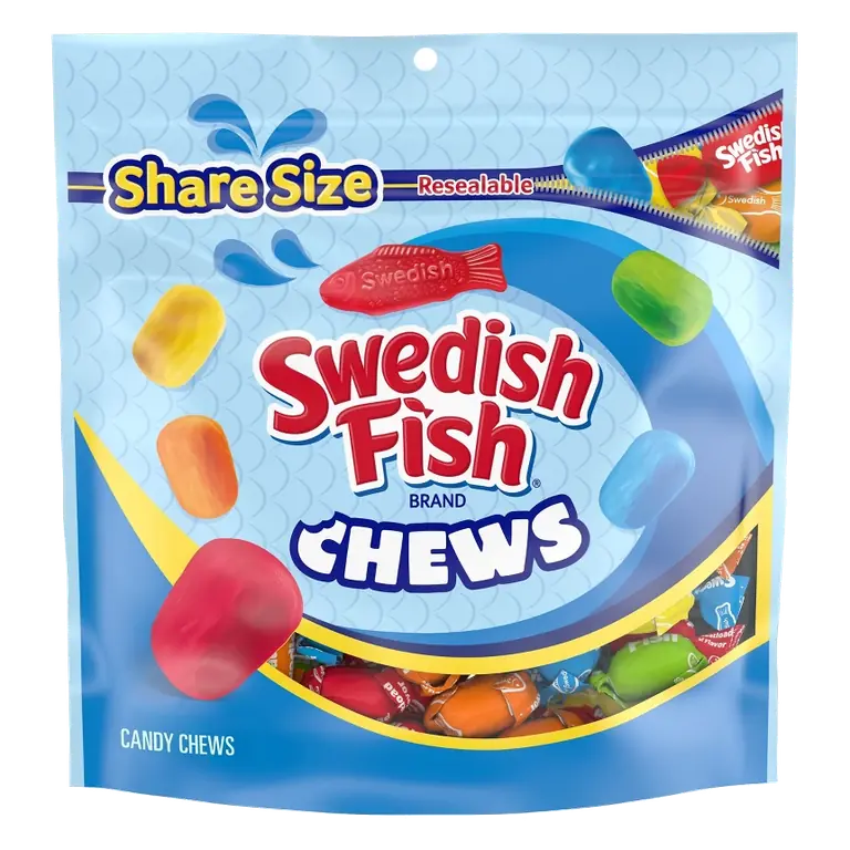 Swedish Fish Soft & Chewy Candy Share Size, 8.1oz