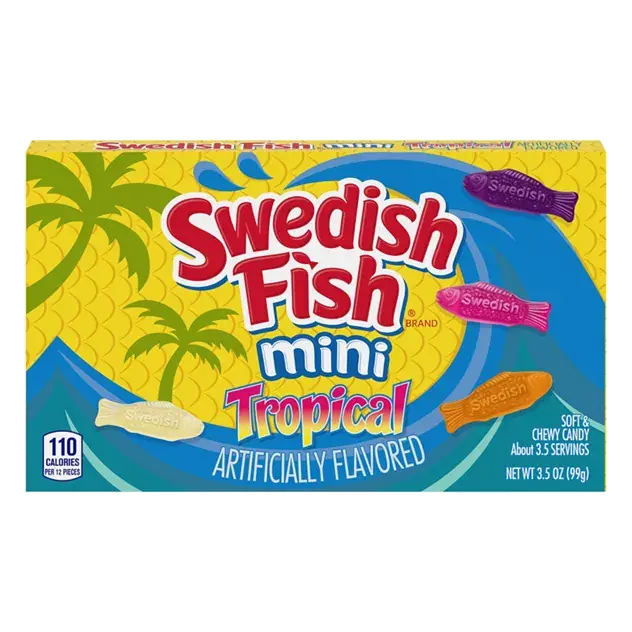 Tropical Mini Soft & Chewy Candy, Pina Colada, Tropical Island, Beachy Punch, Passion Fruit