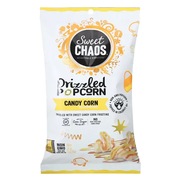 Popcorn, Drizzled, Candy Corn