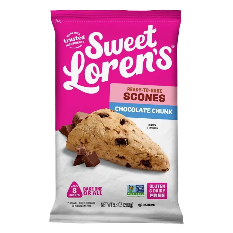 Sweet Loren's Chocolate Chunk Scones, 9.8oz/8ct