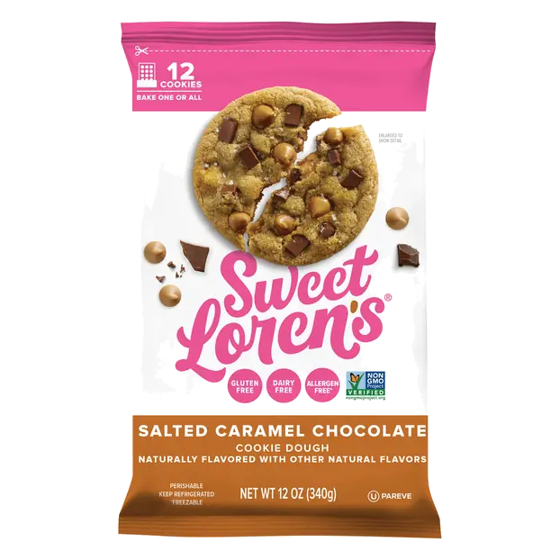 Gluten & Dairy Free Salted Caramel Chocolate Cookie Dough