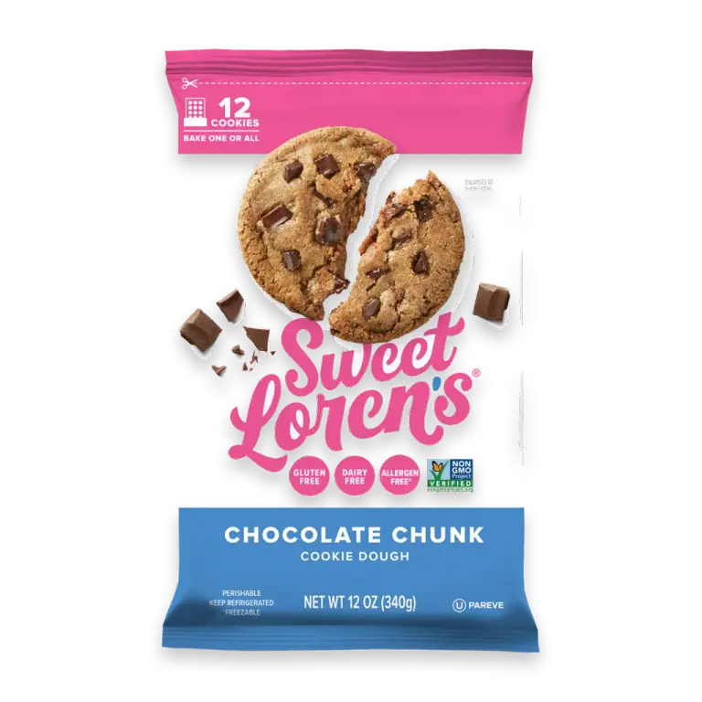 Gluten Free & Vegan Chocolate Chunk Cookie Dough